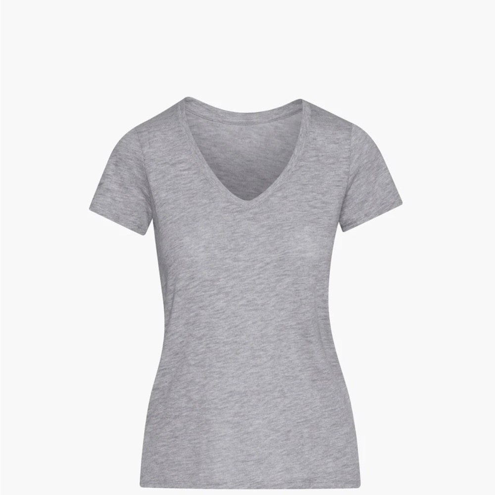 ATM  Gray Fitted Short Sleeve Tee